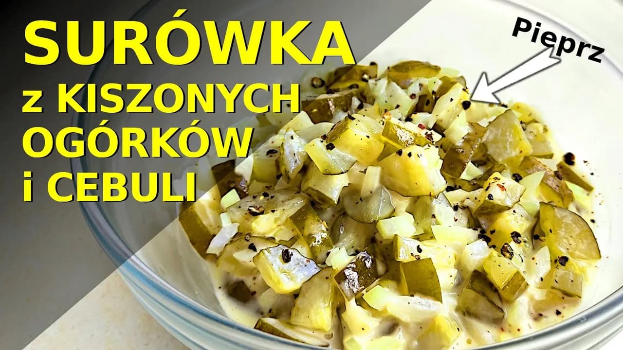 Jak zrobić surówkę z kiszonych ogórków w 10 minut – prosta i zdrowa sałatka